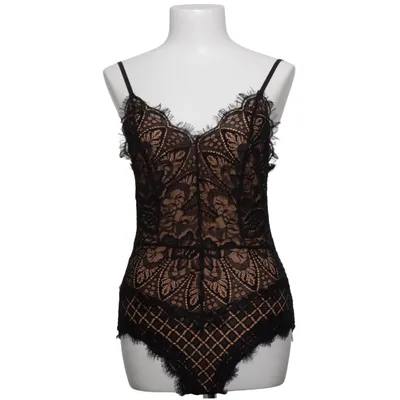 Body (Zwart, Beige) van Vera & Lucy Elastaan, Polyamide, Polyester