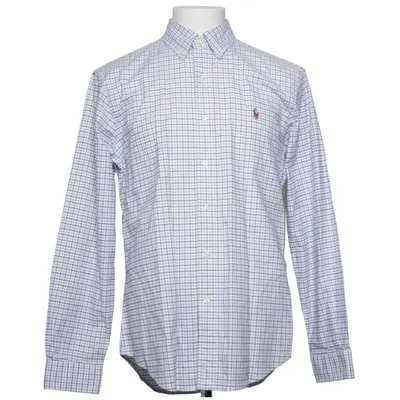 Button down shirt (Blue, White) from Polo Ralph Lauren Cotton, Elastane