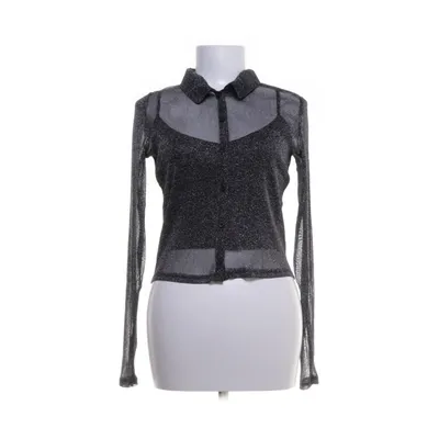 Top (Zilver) van Hollister Nylon, Katoen
