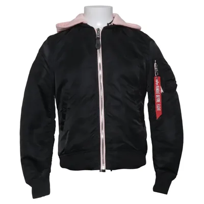 Bomberjakke (Sort, Pink) fra Alpha Industries Bomuld, Polyamid, Polyester