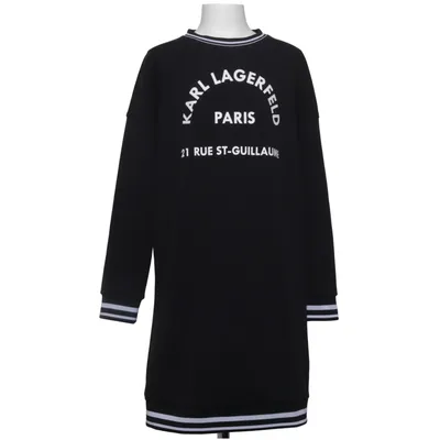 Collegetröja (Svart, Vit) från Karl Lagerfeld Kids Bomull, Elastan, Polyester