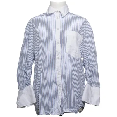 Chemise (Bleu, Blanc) de Zara Coton