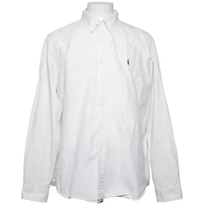 Buttondown-skjorta (Vit) från Polo Ralph Lauren Bomull, Silke