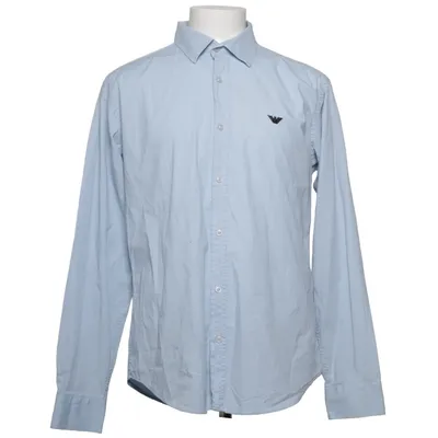 Shirt (Blue) from Emporio Armani Cotton