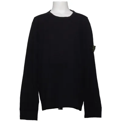 Collegetröja (Svart) från Stone Island Junior Bomull, Polyamid