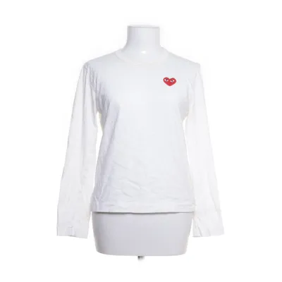Langærmet t-shirt (Hvid) fra Comme des Garçons PLAY Bomuld