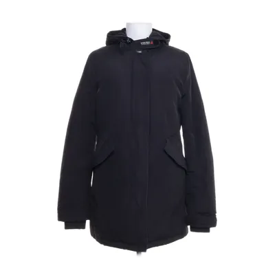 Donsjack (Zwart) van Woolrich Katoen, Dons, Veer, Nylon, Polyester, Bont