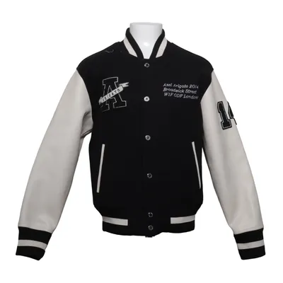 Collegejacka (Svart, Beige) från Axel Arigato Polyester, Polyuretan, Ull