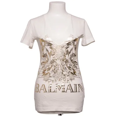 T-shirt (Wit) van Pierre Balmain Katoen