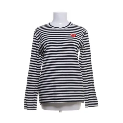 Langærmet t-shirt (Sort, Hvid) fra Comme des Garçons PLAY Bomuld