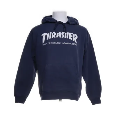 Huvtröja (Blå) från Thrasher Bomull, Polyester