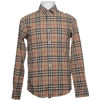 Chemise (Beige, Noir, Rouge) de Burberry Coton