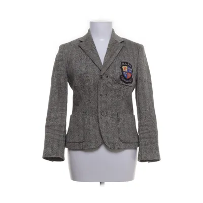 Blazer (Zwart, Beige) van Ralph Lauren Rugby Cupro, Linnen, Zijde, Wol