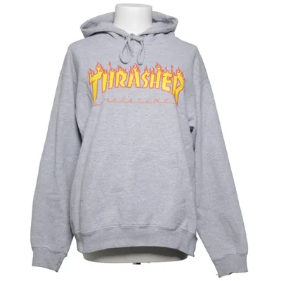 Hoodie (Gray) from Thrasher Cotton, Polyester