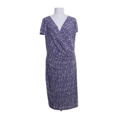Dress (White, Purple) from Lauren Ralph Lauren Elastane, Polyester