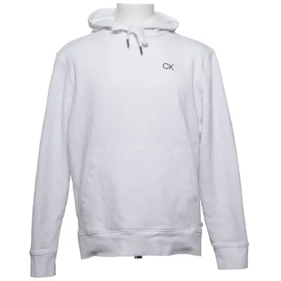Sweat à capuche (Blanc) de Calvin Klein Golf Coton biologique, Polyester recyclé