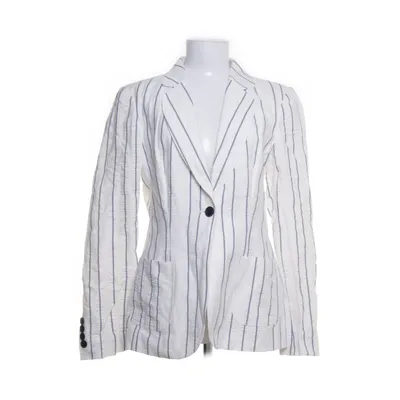 Blazer (Hvid, Blå) fra See by Chloé Acetat, Bomuld, Elastan, Viscose