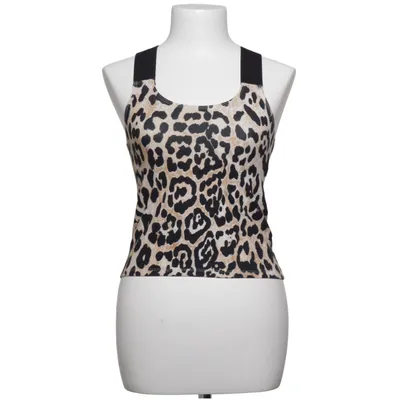 Tank Top (Beige, Black) from Paco Rabanne Elastane, Polyamide, Viscose