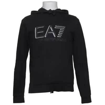 Huvtröja (Svart) från Emporio Armani Bomull, Elastan