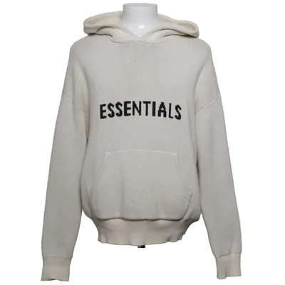 Kapuzenpullover (Weiß) von Fear of God Essentials Baumwolle, Polyester