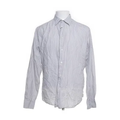 Shirt (Grijs, Wit) van Hermès Katoen, Zijde