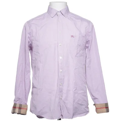 Chemise (Rose, Blanc) de Burberry Coton
