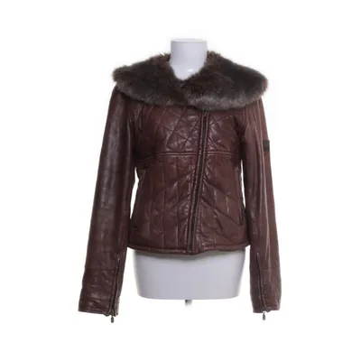 Shearlingjacka (Brun) från Belstaff Bomull, Skinn