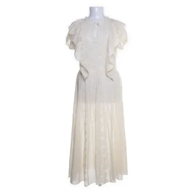 Klänning (Beige) från Christian Dior Polyester, Silke