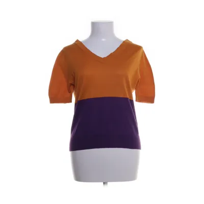 Top (Oranje, Lila) van Dries van Noten Katoen