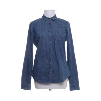 Denim blouse (Blauw) van Hilfiger Denim Katoen, Elastaan, Polyester