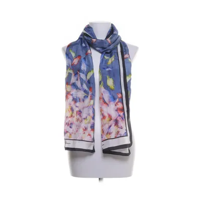 Sjal (Blå, Flerfarvet) fra Alexander McQueen Silke