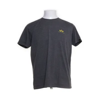 T-shirt (Grå) från Alpha Industries Bomull, Polyester