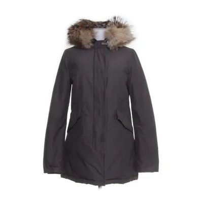Donsjack (Grijs) van Woolrich Katoen, Dons, Bont, Polyamide, Polyester