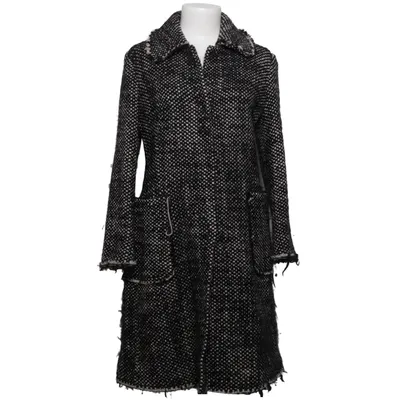 Coat (Black, White) from Marni Wool