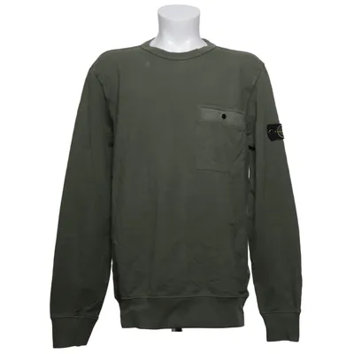 Sweatshirt (Grøn) fra Stone Island Junior Bomuld, Elastan