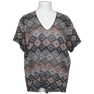 Topp (Blå, Flerfärgad) från Dries van Noten Metallfiber, Polyester