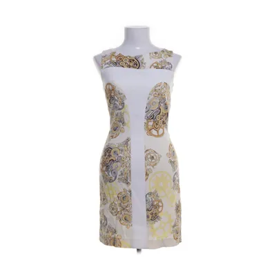 Klänning (Vit, Flerfärgad, Gul) från Versace Collection Bomull, Elastan, Polyester, Viskos
