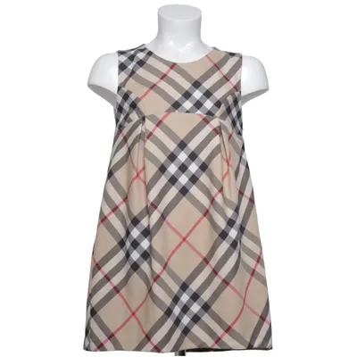 Robe (Beige, Noir, Rouge) de Burberry Coton, Polyester, Laine