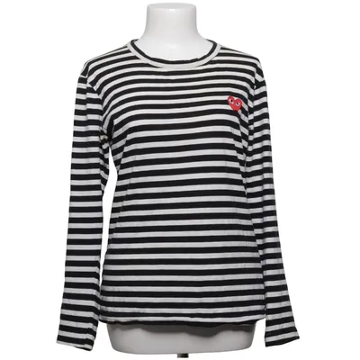 Lange mouwen shirt (Zwart, Wit) van Comme des Garçons PLAY Katoen