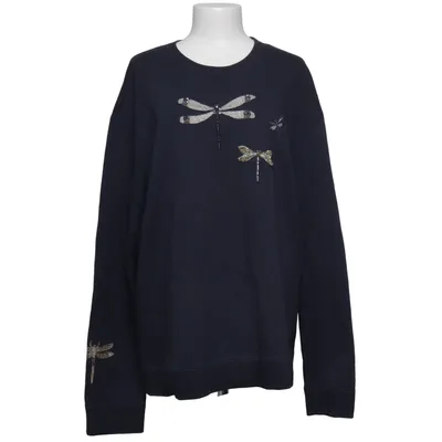 Sweatshirt (Blue) from Valentino Metallic fiber