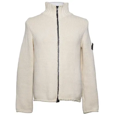 Cardigan (Beige) from Stone Island Cotton, Elastane