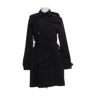 Trenchcoat (Zwart) van Burberry Cupro, Polyester