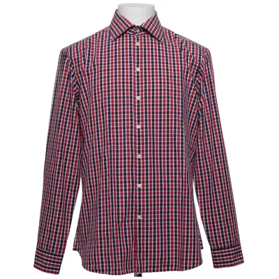 Shirt (Rood, Blauw, Wit) van Abrams Katoen