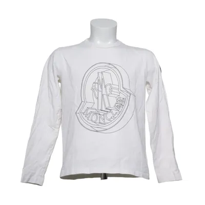 Langarmshirt (Weiß) von Moncler Baumwolle