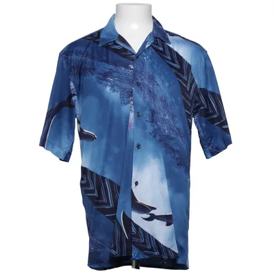 Chemise à manches courtes (Bleu, Multicolore) de Versace Classic V2