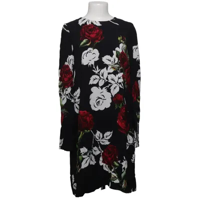 Dress (Black, Red, White) from Dolce & Gabbana Elastane, Silk, Viscose