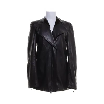Läderjacka (Brun) från Yves Saint Laurent Skinn, Päls, Viskos, Acetat, Polyester