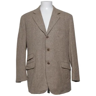 Kavaj (Beige) från Hermès Kashmir, Viskos, Ull