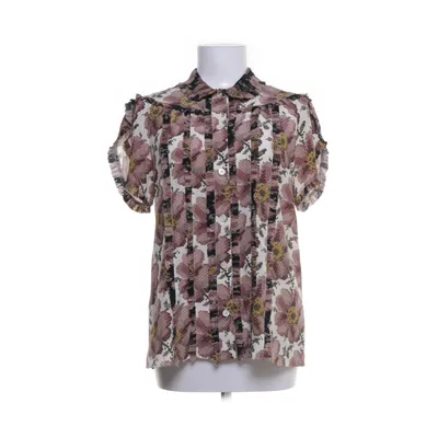 Korte mouwen shirt (Wit, Meerkleurig) van Gucci Katoen, Zijde, Viscose