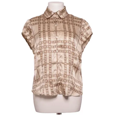 Short sleeve shirt (Beige) from Burberry Silk
